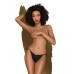 Трусики-сліпи Penthouse Too Hot To Be Real L/XL Black, мереживо, регульована посадка