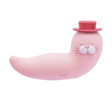 Вакуумний вібратор KISSTOY Franky Pink