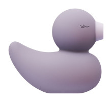 Вакуумний вібратор-качечка CuteVibe Ducky Grey