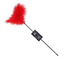 Лоскітка з пером індика Art of Sex – Feather Paddle, червона