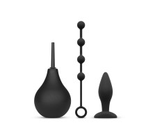 Набір новачка для анальної стимуляції Nexus ANAL BEGINNER KIT, спринцівка, анальне намисто і пробка