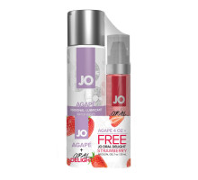 Комплект JO GWP — Agape 120 ml & Oral Delight — Strawberry 30 мл