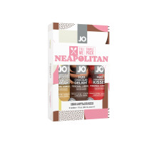 Набір JO Tri-Me Triple Pack — Neapolitan (3×30 мл) три різні смаки оральних змазок