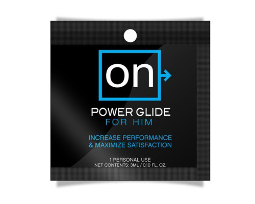 Пробник стимулювального гелю Sensuva - ON Power Glide For Him (6 мл) для суперерекції
