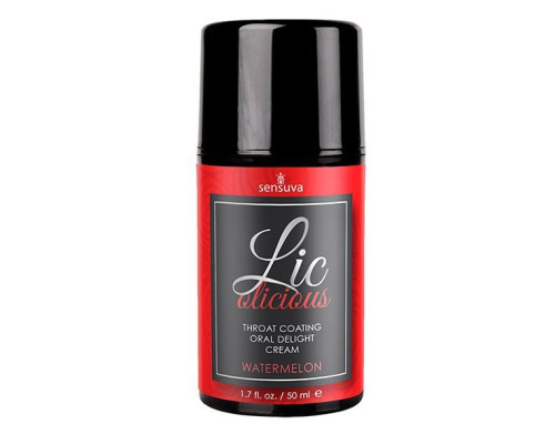 Гель для мінету Sensuva Lic-o-licious Watermelon (50 мл), оліїстий, без цукру
