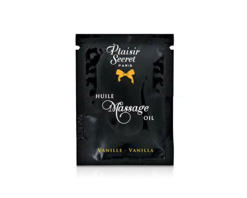 Пробник масажної олії Plaisirs Secrets Vanilla (3 мл)