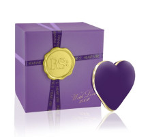 Вібратор-сердечко Rianne S: Heart Vibe Purple, 10 режимів, медичний силікон, подарункове паковання