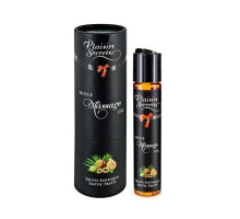 Масажна олія Plaisirs Secrets Exotic Fruits (59мл) з афродизіаками їстівна, подарункове паковання