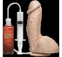 Фалоімітатор, що кінчає Doc Johnson The Amazing Squirting Realistic Cock, ПВХ, діаметр 5,1см