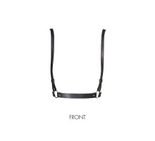 Портупея Bijoux Indiscrets MAZE - X Harness Black, екошкіра