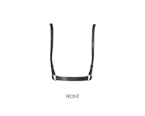 Портупея Bijoux Indiscrets MAZE - X Harness Black, екошкіра