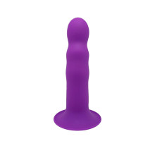 Дилдо з присоскою Adrien Lastic Hitsens 3 Purple, відмінно для страпона, діам. 4,1см, довжина 18,2см