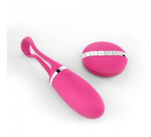 Віброяйце Dorcel Secret Delight Magenta з пультом ДК, з турборежимом і голосовим керуванням