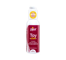 Крем-лубрикант pjur Toy Lube 100 мл, водно-силіконовий, тривале ковзання, підходить для секс-іграшок