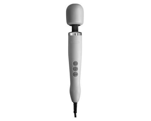 Вібромасажер DOXY Original White, дуже потужний, живлення 220В, пульсівні вібрації