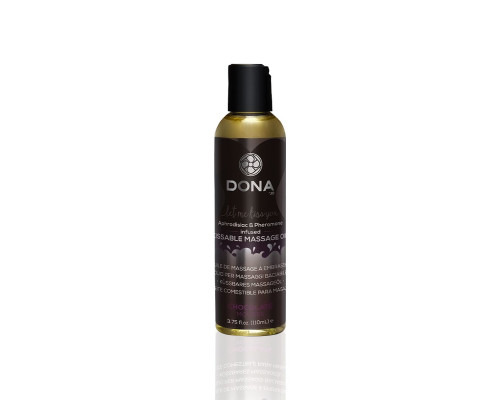 Масажна олія DONA Kissable Massage Oil Chocolate Mousse (110 мл) можна для оральних пестощів