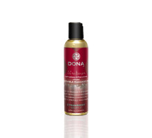 Масажна олія DONA Kissable Massage Oil Strawberry Souffle (110 мл) можна для оральних пестощів