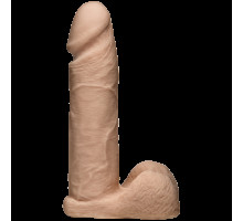 Фалоімітатор Doc Johnson Vac-U-Lock - 8 Inch ULTRASKYN Cock White, діаметр 5,1 см