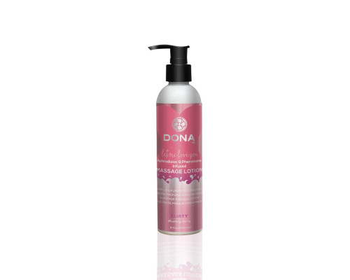Массажный лосьон DONA Flirty — Blushing Berry (235 мл) увлажняющий с афродизиаками и феромонами