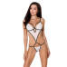 Распродажа!!! Боди монокини ORIHIME BODY white L/XL - Passion