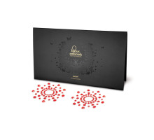 Пестіс з кристалів Bijoux Indiscrets - Mimi Red, прикраса на груди