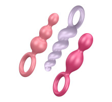 Набір анальних іграшок Satisfyer Plugs (set of 3) - Booty Call, макс. діаметр 3 см