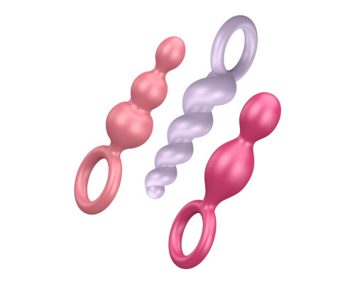 Набір анальних іграшок Satisfyer Plugs (set of 3) - Booty Call, макс. діаметр 3 см
