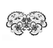 Маска на обличчя Bijoux Indiscrets - Anna Mask, вінілова, клейове кріплення, без зав'язок