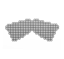 Маска на обличчя Bijoux Indiscrets - Erika Mask, вінілова, клейове кріплення, без зав'язок