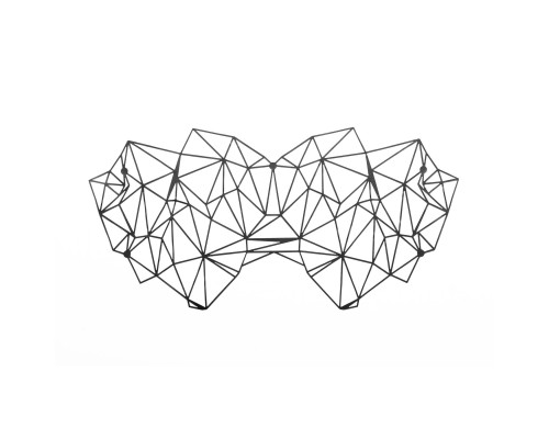 Маска на обличчя Bijoux Indiscrets - Kristine Mask, вінілова, клейове кріплення, без зав'язок