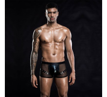 Чоловічі еротичні сітчасті труси з ременями, One Size Black
