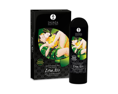 Збуджувальний гель для пар Shunga LOTUS NOIR (60 мл) з вітаміном Е та рослинним гліцерином