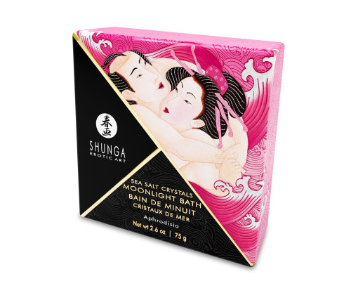 Сіль для ванни Shunga Moonlight Bath – Aphrodisia (75 г), сіль Мертвого моря, ароматичні олії