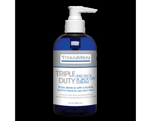 Густа змазка для фістингу Doc Johnson TitanMen - Triple Duty (240 г)