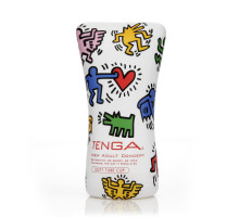 Мастурбатор Tenga Keith Haring Soft Case Cup (м’яка подушечка) стисний