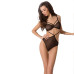 (SALE) Боді монокіні під латекс JOANA BODY black L/XL Passion