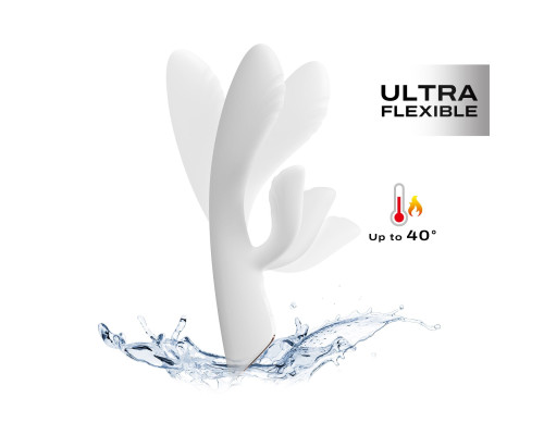 Вібратор-кролик Dorcel FLEXI RABBIT WHITE  (м'ята упаковка)