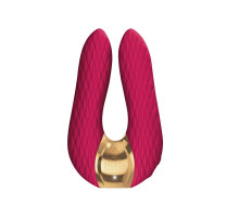 Вібратор для клітора Shunga Aiko Raspberry, гнучкі кінчики