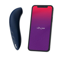 Вакуумний смарт-стимулятор для пар We-Vibe Melt Midnight Blue, зручно поєднувати з проникним сексом