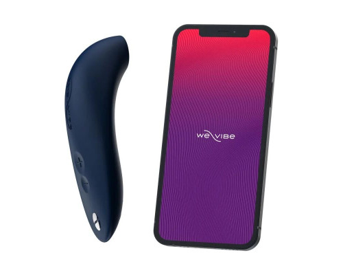 Вакуумний смарт-стимулятор для пар We-Vibe Melt Midnight Blue, зручно поєднувати з проникним сексом