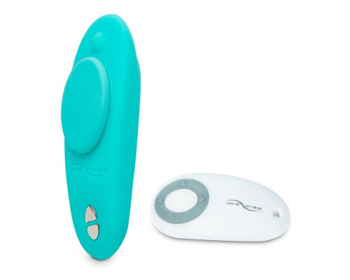 Смарт-вібратор у трусики We-Vibe Moxie Aqua з пультом ДК