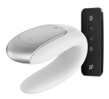 Смартвібратор для пар Satisfyer Double Fun (White) (пошкодження на упаковці)