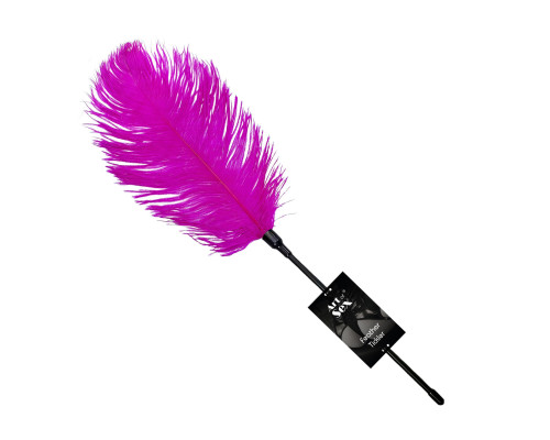 Лоскітка зі страусиним пером Art of Sex – Feather Tickler, темно-рожева