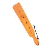 Падл Fetish Tentation — Paddle 5 Holes Bamboo, упакований у ПЕ пакет