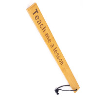 Падл Fetish Tentation — Paddle Teach me a lesson Bamboo, упакований у ПЕ пакет