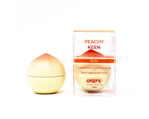 Збуджувальний крем для сосків EXSENS Peachy Keen (8 мл) з олією жожоба та ши, їстівний, без цукру