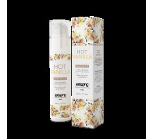 Масажна олія EXSENS Hot Vanilla 50мл розігрівальна, без цукру, без парабенів, їстівна