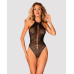 Бодістокінг з великими осередками та відкритою спиною Obsessive B119 teddy S/M/L, халтер