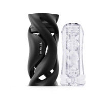 Мастурбатор Dorcel DEEP BLOW BLACK, подвійне використання