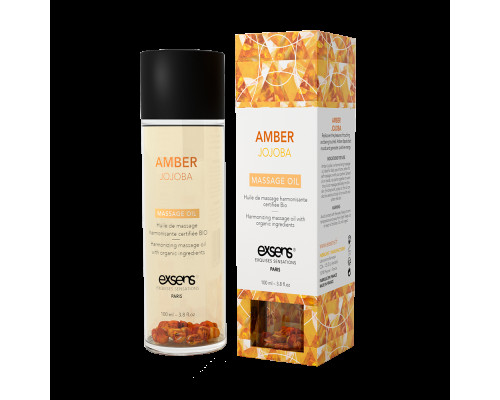 Розпродаж!!! Масажна олія EXSENS Amber Jojoba (гармонізує, з бурштином) 100мл (термін 07.2025)